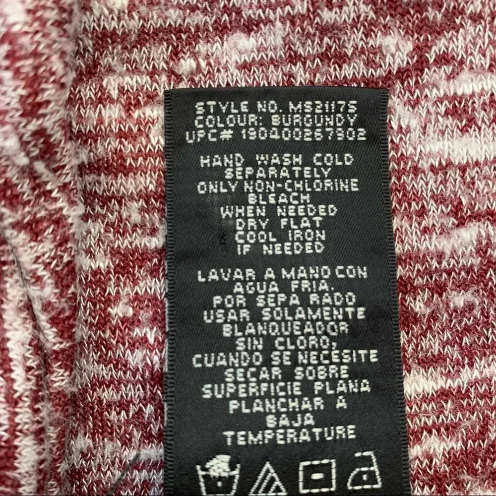 Design History Womans Knit Sweater Top XXL Maroon Soft Cozy Long Sleeve - Picture 7 of 9